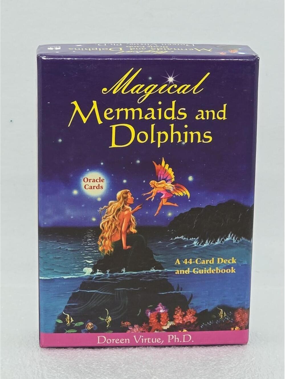 Magical Mermaids and Dolphins Oracle 44 Card Deck & Guidebook Doreen Virtue Ph.D